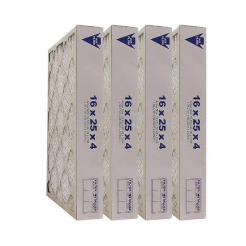 16x25x4 MERV 11 - 6 Pack Pleated Furnace Filter