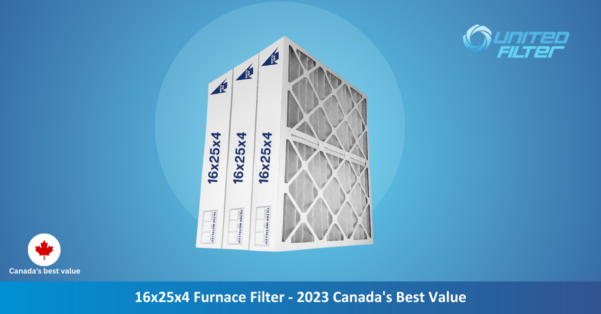 16x25x4 furnace filter. 2022 Canada's best value - United Filter