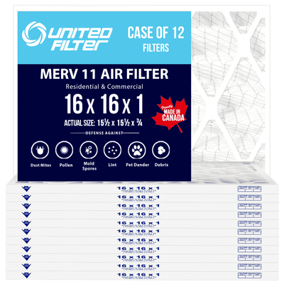 16x16x1 MERV 11 - 12 Pack