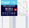 20x24x2 MERV 13 Superior Pleated Furnace Filter | 2-Inch HVAC Air Filter | Made in Canada