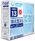 Replacement Filter (1-Pack) for M1-1056, 16x25x5 MERV 13 HVAC Air Filter — Exact Actual Size: 15-3/8" x 25-1/2" x 5-1/4"