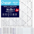 14x25x1 MERV 11 Optimal Pleated Furnace Filter — Case of 12 | 1-Inch HVAC Air Filter | Made in Canada