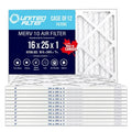 16x25x1 MERV 10 Standard Pleated Furnace Filter — Case of 12 | 1-Inch HVAC Air Filter | Made in Canada