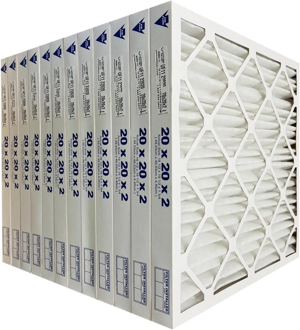 20x20x2 MERV 11 Optimal Pleated Furnace Filter | 2-Inch HVAC Air Filter | Made in Canada