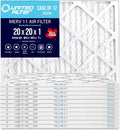 20x20x1 MERV 11 Optimal Pleated Furnace Filter — Case of 12 | 1-Inch HVAC Air Filter | Made in Canada