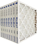 20x25x2 MERV 8 Economy Pleated Furnace Filter — Case of 8 | 2-Inch HVAC Air Filter | Made in Canada