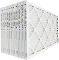 14x25x1 MERV 13 Superior Pleated Furnace Filter — Case of 12 | 1-Inch HVAC Air Filter | Made in Canada