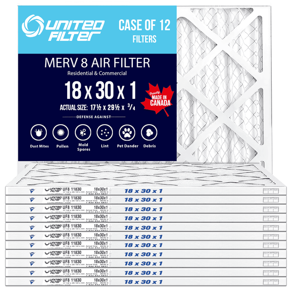 18x30x1 MERV 8 - Case of 12