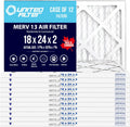 18x24x2 MERV 13 Superior Pleated Furnace Filter | 2-Inch HVAC Air Filter | Made in Canada