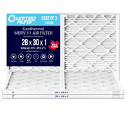28x30x1 MERV 11 Geothermal Filter - 3 Pack