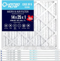 14x25x1 MERV 8 Economy Pleated Furnace Filter — Case of 12 | 1-Inch HVAC Air Filter | Made in Canada