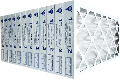 12x24x2 MERV 8 Economy Pleated Furnace Filter — Case of 12 | 2-Inch HVAC Air Filter | Made in Canada