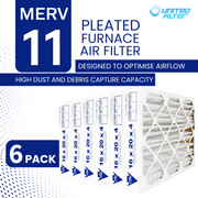 16x20x4 MERV 11 - 6 Pack Pleated Furnace Filter