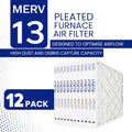 20x25x2 MERV 13 Superior Pleated Furnace Filter | 2-Inch HVAC Air Filter | Made in Canada