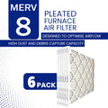 20x20x1 Carbon Pleated Furnace Filter | Odour & VOC Reduction | Activated Carbon HVAC Filter | Made in Canada
