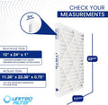 12x24x1 MERV 8 Economy Pleated Furnace Filter — Case of 12 | 1-Inch HVAC Air Filter | Made in Canada