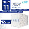 20x25x2 MERV 11 Optimal Pleated Furnace Filter | 2-Inch HVAC Air Filter | Made in Canada