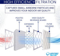 16x30x1 MERV 8 Economy Pleated Furnace Filter — Case of 12 | 1-Inch HVAC Air Filter | Made in Canada