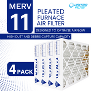 16x24x4 MERV 11 Furnace Filter