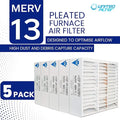 16x25x5 MERV 13 (15-7/8 x 24-7/8 x 4-3/8) Honeywell FC100A1029, Lennox X6670 Replacement Filter — Case of 5 | 5-Inch HVAC Filter