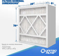 Replacement Filter (3-Pack) for GeneralAire 4531 / 4556 ReservePro / 20x20x5 MERV 11 HVAC Air Filter — Exact Actual Size: 19-3/4" x 20-1/2" x 4-7/8"