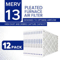 20x24x2 MERV 13 Superior Pleated Furnace Filter | 2-Inch HVAC Air Filter | Made in Canada