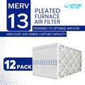 18x25x2 MERV 13 Superior Pleated Furnace Filter | 2-Inch HVAC Air Filter | Made in Canada