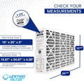 Honeywell FC100A1029 Replacement Filter 16X25x5 MERV 11 | Compatible Pleated Furnace Filter — Case of 5 | Ships Canada & USA
