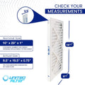 10x20x1 MERV 11 Optimal Pleated Furnace Filter — Case of 12 | 1-Inch HVAC Air Filter | Made in Canada