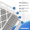 16x25x2 MERV 11 Optimal Pleated Furnace Filter — Case of 6 | 2-Inch HVAC Air Filter | Made in Canada