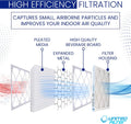 14x25x1 MERV 8 Economy Pleated Furnace Filter — Case of 12 | 1-Inch HVAC Air Filter | Made in Canada