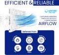 12x24x2 MERV 8 Economy Pleated Furnace Filter — Case of 12 | 2-Inch HVAC Air Filter | Made in Canada