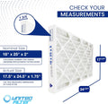 18x25x2 MERV 8 Economy Pleated Furnace Filter | 2-Inch HVAC Air Filter | Made in Canada