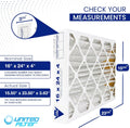 16x24x4 MERV 11 Optimal Pleated Furnace Filter — Case of 6 | 4-Inch HVAC Air Filter | Made in Canada