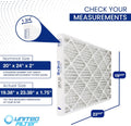 20x24x2 MERV 13 Superior Pleated Furnace Filter | 2-Inch HVAC Air Filter | Made in Canada