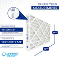 15x20x2 MERV 8 Economy Pleated Furnace Filter — Case of 12 | 2-Inch HVAC Air Filter | Made in Canada