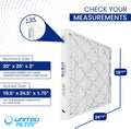 20x25x2 MERV 13 Superior Pleated Furnace Filter | 2-Inch HVAC Air Filter | Made in Canada