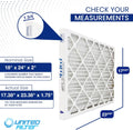 18x24x2 MERV 13 Superior Pleated Furnace Filter | 2-Inch HVAC Air Filter | Made in Canada