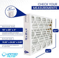16x25x4 MERV 11 Optimal Pleated Furnace Filter — Case of 4 | 4-Inch HVAC Air Filter | Made in Canada
