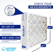 24x24x4 MERV 13 - 6 Pack