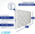 18x25x2 MERV 13 Superior Pleated Furnace Filter | 2-Inch HVAC Air Filter | Made in Canada
