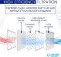 30x36x1 Geothermal Furnace Filter MERV 11 | Oversized Pleated HVAC Filter — Case of 3 | Made in Canada