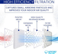 18x24x2 MERV 13 Superior Pleated Furnace Filter | 2-Inch HVAC Air Filter | Made in Canada