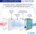 Replacement Filter (3-Pack) for M1-1056, 16x25x5 MERV 13 HVAC Air Filter — Exact Actual Size: 15-3/8" x 25-1/2" x 5-1/4"