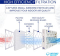 16x25x4 MERV 11 Optimal Pleated Furnace Filter — Case of 4 | 4-Inch HVAC Air Filter | Made in Canada