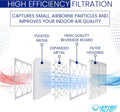 30x32x1 Geothermal Furnace Filter MERV 11 | Oversized Pleated HVAC Filter — Case of 3 | Made in Canada