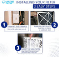 20x20x5 MERV 13 Furnace Filter  Honeywell / X0585 Replacement 3 Pack