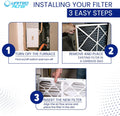 20x25x2 MERV 11 Optimal Pleated Furnace Filter | 2-Inch HVAC Air Filter | Made in Canada