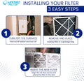 16x20x2 MERV 11 Optimal Pleated Furnace Filter — Case of 12 | 2-Inch HVAC Air Filter | Made in Canada