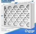16x25x4 MERV 11 Optimal Pleated Furnace Filter — Case of 3 | 4-Inch HVAC Air Filter | Made in Canada